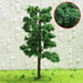 30PCS N Scale 60mm Model Green Trees 1/160 (Plastic) D6524 - upgraderc