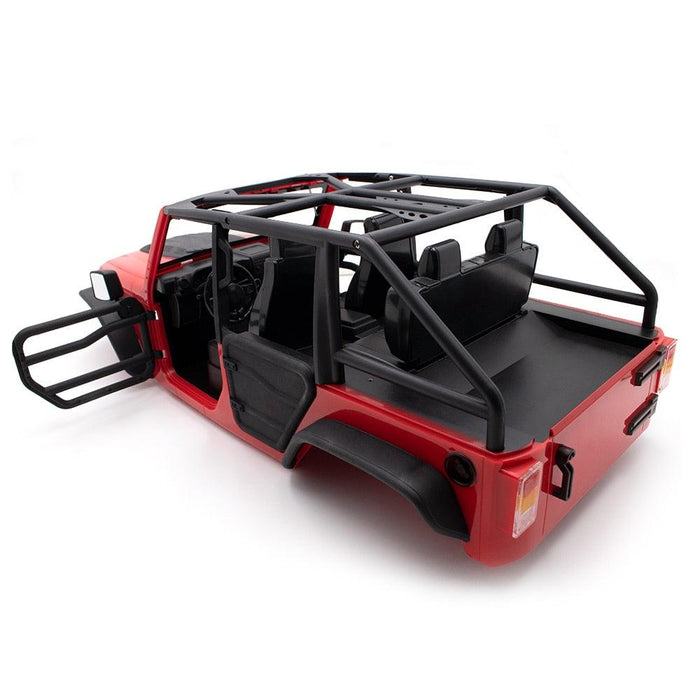 313mm Jeep Wrangler Hard Body Convertible Roof for Axial SCX10 (ABS Plastic) Body KYX 