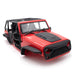 313mm Jeep Wrangler Hard Body Convertible Roof for Axial SCX10 (ABS Plastic) Body KYX 
