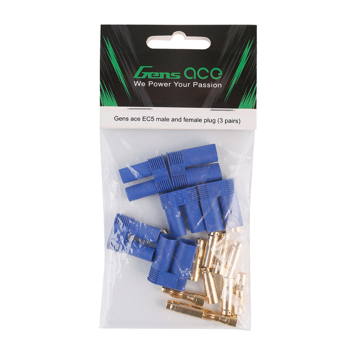 Gens Ace 3 Pairs EC5 male & female plug