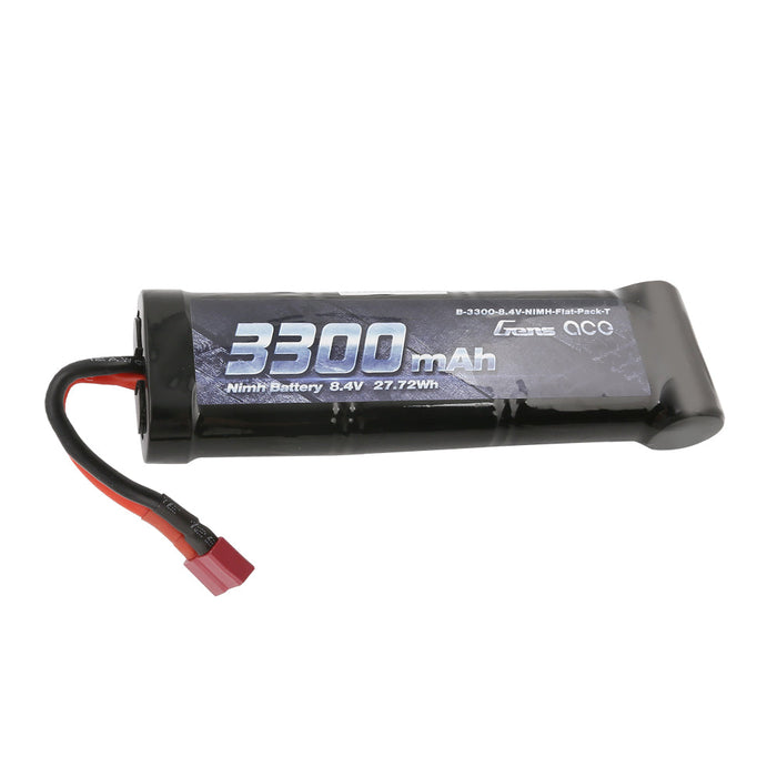 Gens Ace 3300mAh 8.4V 7-Cell NiMH Flat Battery (T)