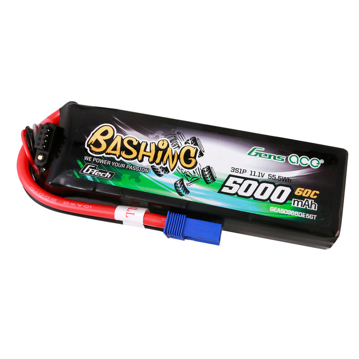Gens Ace G-Tech 5000mAh 11.1V 3S 60C LiPo (EC5)
