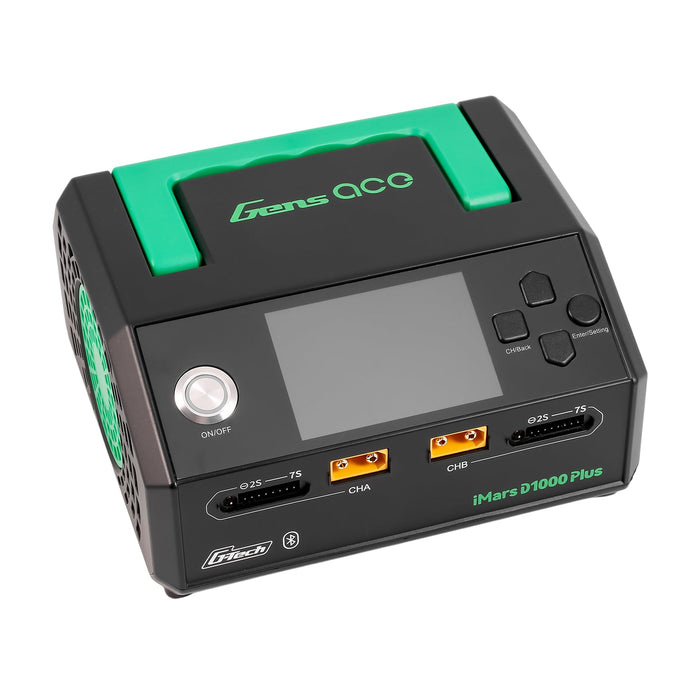 Gens Ace iMars D1000 Plus Smart Charger Dual Channel AC 1000W G-Tech