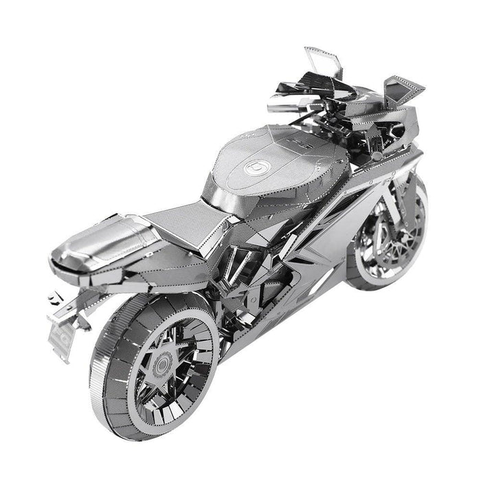 3D Motorcycle Model (92 Metaal Stukken) Bouwset Piececool 