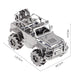 3D Off-Road SUV Model (157 Metaal Stukken) Bouwset Piececool 