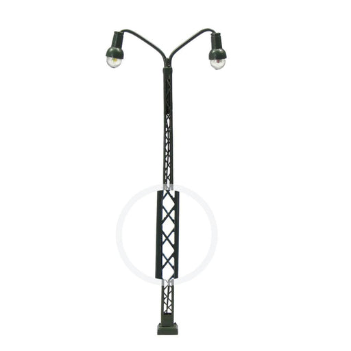 3PCS Model Trains Layout N Scale Mast Track Lamp LQS43 1/160 (Metaal) - upgraderc