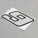 40-100mm Double-layer Silver Reflective Sticker Onderdeel upgraderc 9 100mm high 