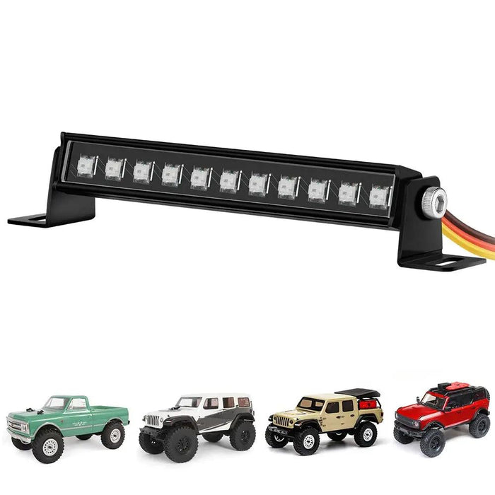 44/56mm LED Light Bar 8 Modes for AXIAL SCX24 1/24 - upgraderc