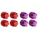 4/8PCS M2 Wheel Nut Cap w/ Lock for Axial SCX24 1/24 (Aluminium) Schroef Injora Red Purple 