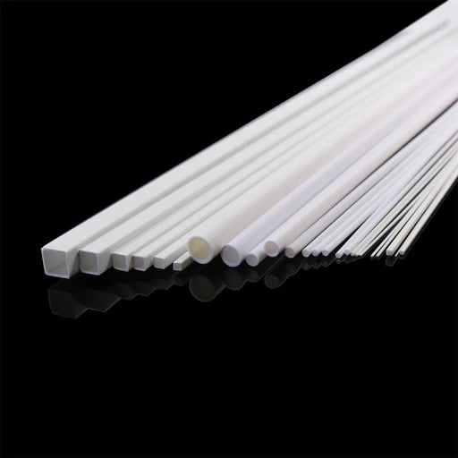 48PCS Styrene Round Square Hollow Rod (ABS) ABS00 - upgraderc