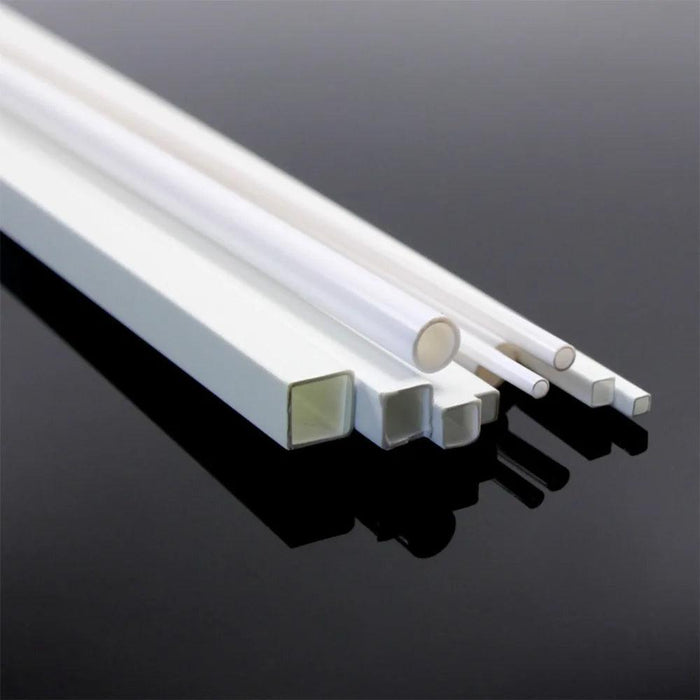 48PCS Styrene Round Square Hollow Rod (ABS) ABS00 - upgraderc