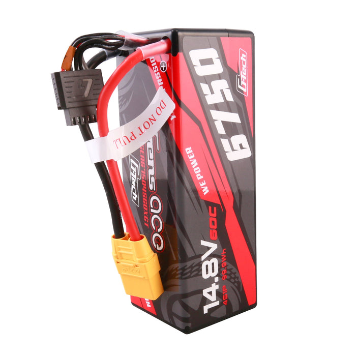 Gens Ace G-Tech 6750mAh 14.8V 60C 4S1P Hardcase Lipo Battery (XT90)