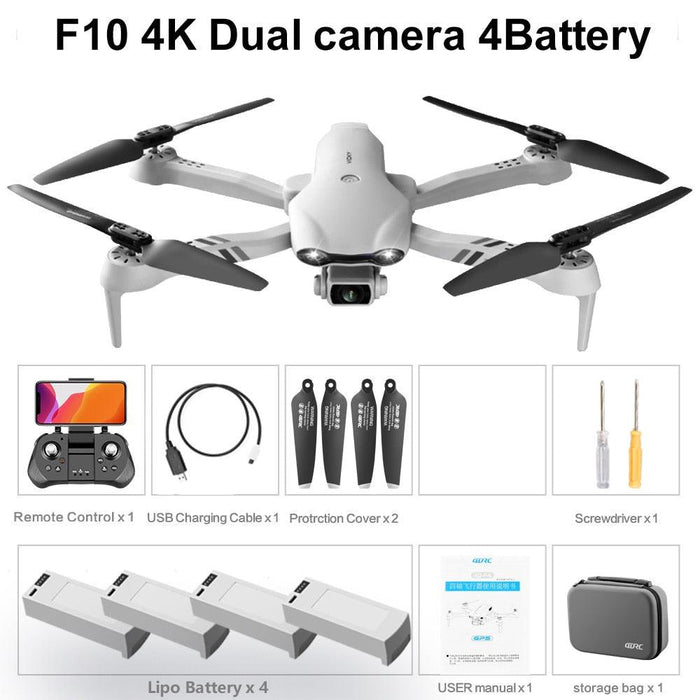 4DRC F10 4K HD Dual Camera Drone Drone 4DRC F10-4K-4B-bag 