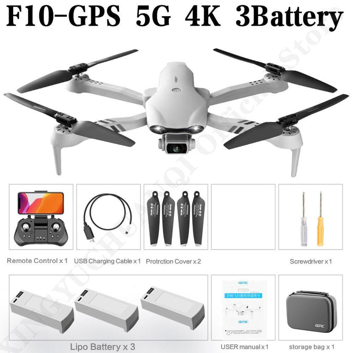 4DRC F10 4K HD Dual Camera Drone Drone 4DRC F10-GPS-4K-3B 