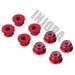 4mm Wheel lock nuts (Metaal) Schroef Injora Red 