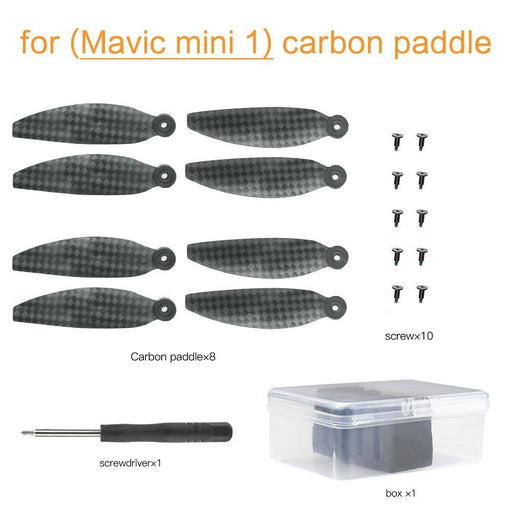 4PCS DJI Mavic Mini 4726F Propellers (Koolstofvezel) - upgraderc