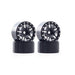 4PCS 1.0" 27.5x14.5mm 1/24 Crawler Rims (Metaal) - upgraderc