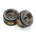4PCS 1.0" 27.5x15.3mm 1/24, 1/18 Beadlock Wheel Rims (Messing) W1008 - upgraderc