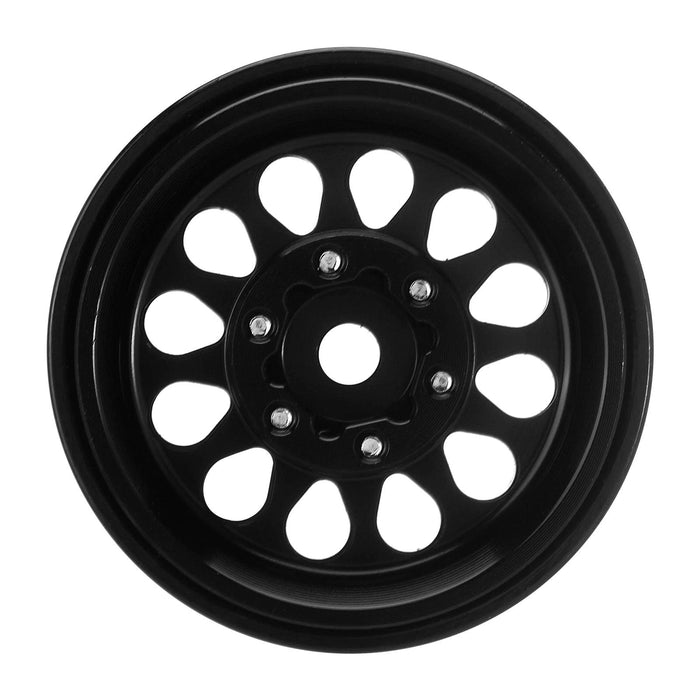 4PCS 1.0" 27.9x13.5mm 1/24 1/18 Crawler Beadlock Wheel Rims (Aluminium) - upgraderc
