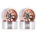 4PCS 1.0" -3.78mm Offset Beadlock Wheel Rims for 1/24 Crawler (Staal) Band en/of Velg Injora 4PCS W1004RO 