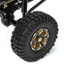 4PCS 1.0" 54x19mm Heavy Beadlock Wheel Set for 1/24 Crawler (Messing+Rubber) Band en/of Velg upgraderc 