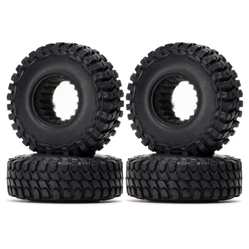 4PCS 1.0" 54x20mm 1/24 Crawler Tires (Rubber) - upgraderc