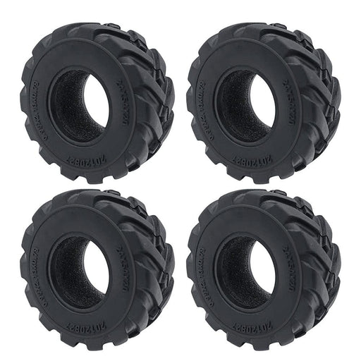 4PCS 1.0" 54x22mm 1/24 Crawler Tires (Rubber) - upgraderc