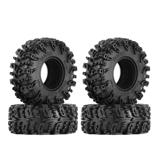 4PCS 1.0" 56x23mm 1/18, 1/24 Wheel Tires (Rubber) T1021 - upgraderc