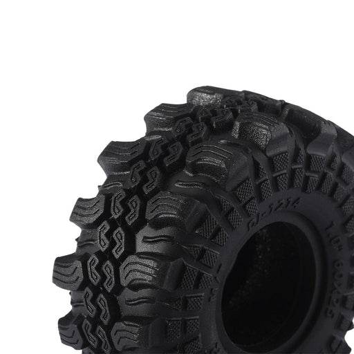4PCS 1.0" 60*25mm 1/18 1/24 Wheel Tires (Rubber) - upgraderc