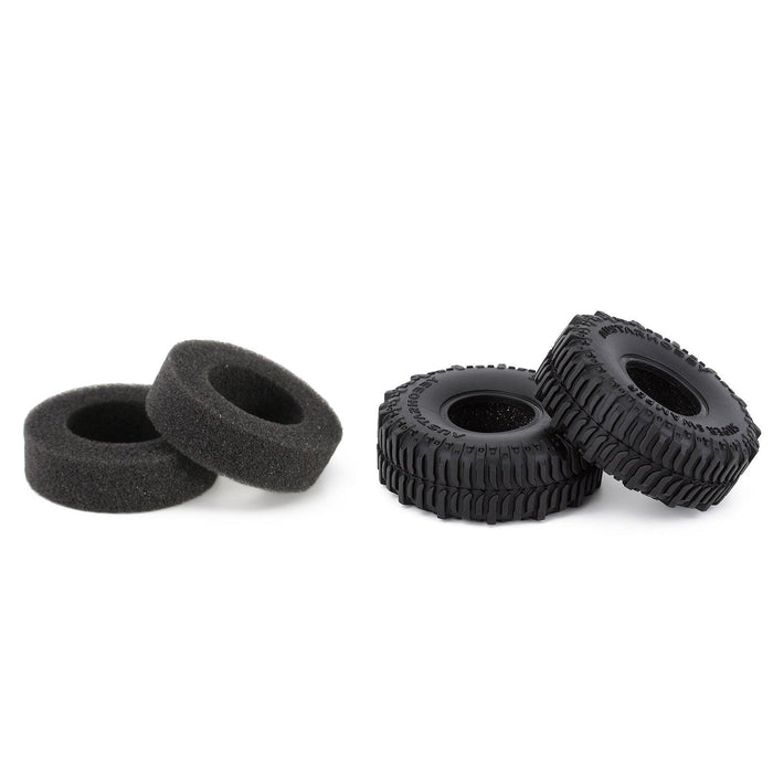 4PCS 1.0" 60mm Tires for 1/24 Crawler (Rubber) Band en/of Velg Injora 
