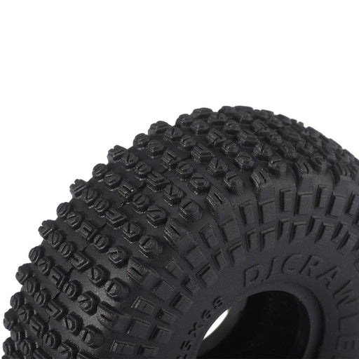4PCS 1.0" 68*25mm 1/18 1/24 Wheel Tires (Rubber) - upgraderc