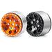 4PCS 1.0" Beadlock Wheel Rims for 1/24 Crawler (Aluminium) Band en/of Velg Yeahrun Silver 