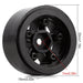 4PCS 1.0" Beadlock Wheel Rims for 1/24 Crawler (Plastic) Band en/of Velg Injora 