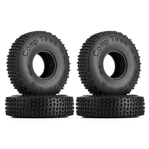 4PCS 1.0" Tires for 1/18, 1/24 Crawler, Buggy (S4 Compound) Onderdeel Injora 