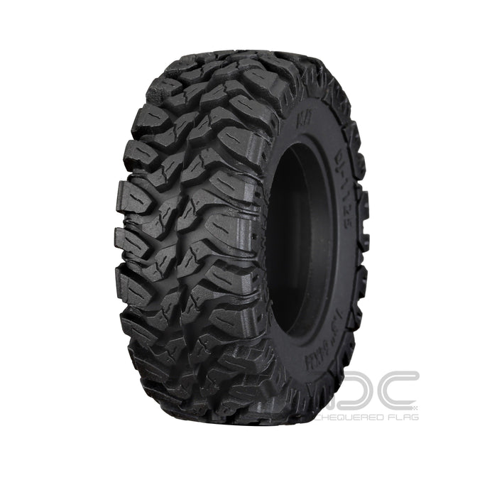 4PCS 1.3" 64x24mm 1/24 Crawler Tires w/ Foam (Rubber) - upgraderc