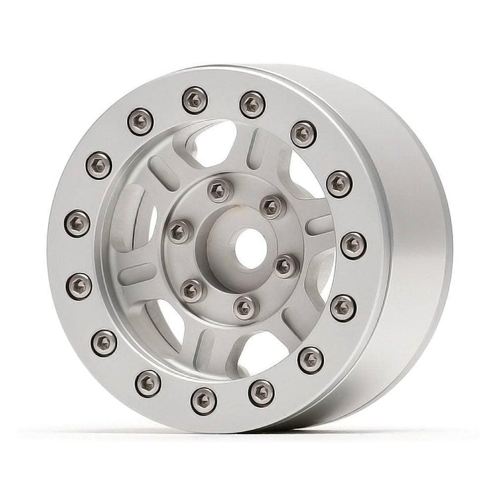 4PCS 1.55" 45*23mm 1/10 Crawler Beadlock Wheels Set (Aluminium) Band en/of Velg New Enron 