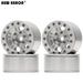 4PCS 1.55" 45*23mm 1/10 Crawler Beadlock Wheels Set (Aluminium) Band en/of Velg New Enron WHITE-WHIT 4pcs 