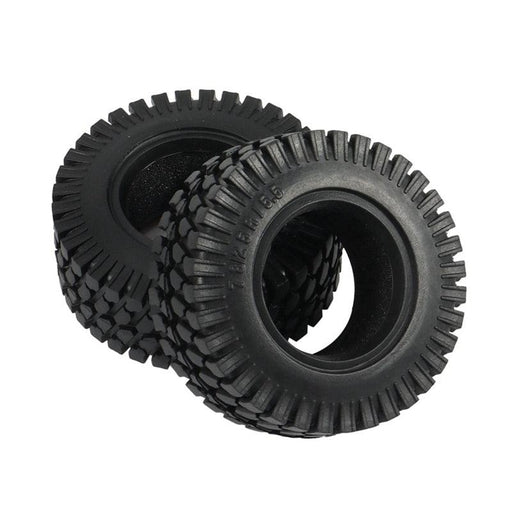 4PCS 1.55" 76x27mm 1/10 Crawler Wheel Set (Metaal, Rubber) - upgraderc