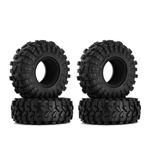 4PCS 1.55" 95x34.5mm Crawler Wheel Tires (Rubber) - upgraderc