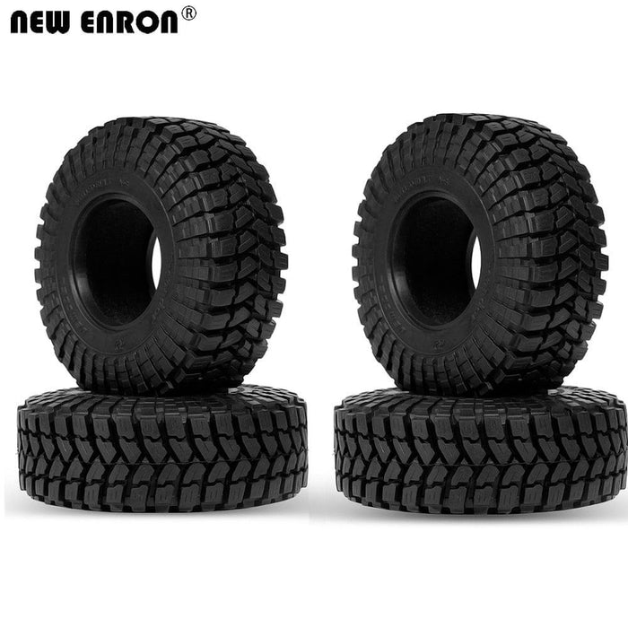 4PCS 1.9" 110x39mm 1/10 Crawler Tires (Rubber) Band en/of Velg New Enron WITH SOFT FOAM 