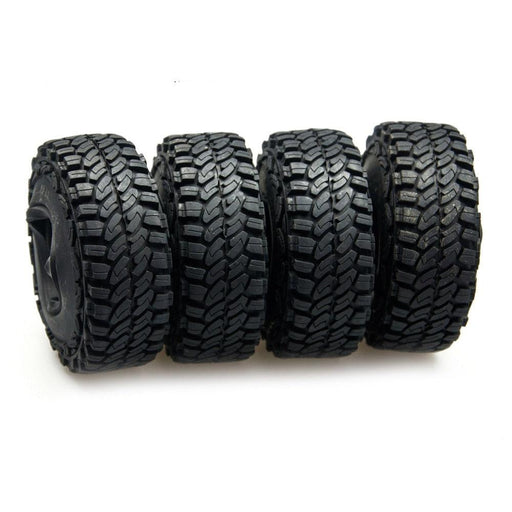 4PCS 1.9" 114mm 1/10 Crawler Tires (Rubber) - upgraderc