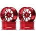 4PCS 1.9" 52x25mm 1/10 Drift Wheel Rims (Aluminium) Band en/of Velg New Enron RED 