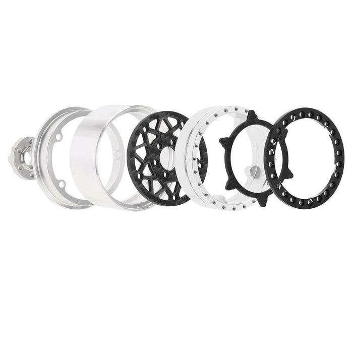 4PCS 1.9" 52x31mm 1/10 Beadlock Wheel Rims (Aluminium) W1952 - upgraderc