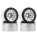 4PCS 1.9" 56mm Beadlock Wheel Rims for 1/10 Crawler (Aluminium) Band en/of Velg Injora YQW-03BS 