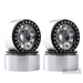 4PCS 1.9" 56mm Beadlock Wheel Rims for 1/10 Crawler (Aluminium) Band en/of Velg Injora YQW-03BG 