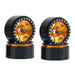 4PCS 1.9" Beadlock Wheel Rims for 1/10 Crawler (Metaal) Band en/of Velg upgraderc Orange 