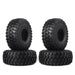 4PCS 1.9" Tires for 1/10 Crawler (123mm Rubber) Band en/of Velg Injora 