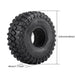 4PCS 1.9" Tires for 1/10 Crawler (123mm Rubber) Band en/of Velg Injora 