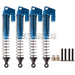 4PCS 1/10 Double Suspension Shocks Absorber 80-116mm (Aluminium) Schokdemper New Enron BLUE 