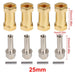 4PCS 12mm Heavy Extended Adapter Wheel Hex 12~25mm (Messing) Hex Adapter Injora 25MM YQ-JH08 